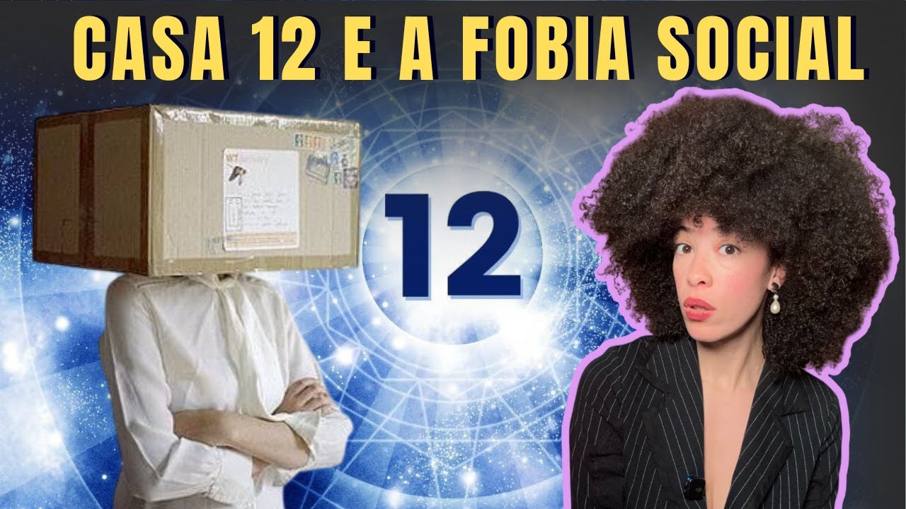 4 SINAIS de FOBIA SOCIAL no MAPA ASTRAL