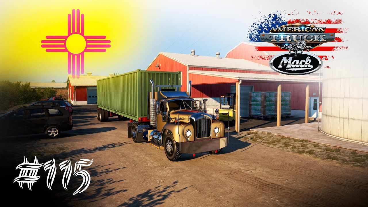 ATS :2024   Еду в Нью-Ме́ксико на  Mack B61  #115