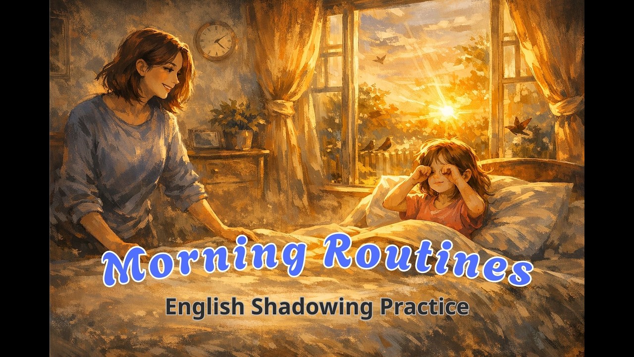 Daily English - Morning Routines | English Shadowing Practice
