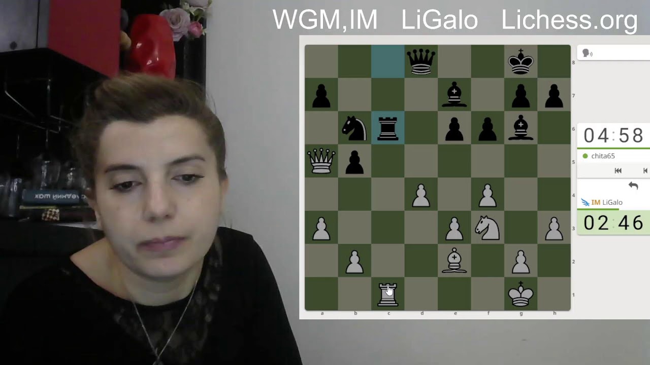 Live Chess Stream in English on lichess.org | WGM IM Lilit Galojan | Lichess.org