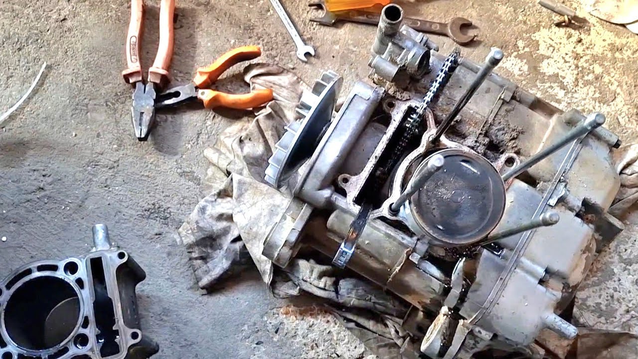 SCHIMB SUPAPE, CE AM GĂSIT ÎN MOTORUL LINHAI ANIVERSARI 300CC 4×4