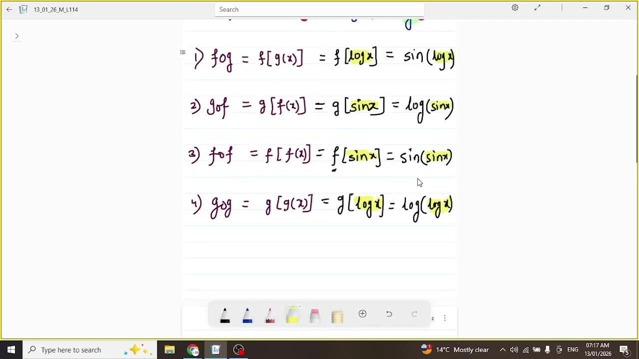 Composite Functions I Inverse Functions I Functions I Class XI