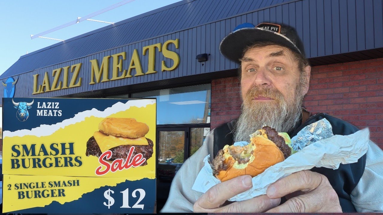 2 бургера Smash за 12 долларов?! Laziz Meats в Лондоне, Онтарио | Dave Eats #smashburger #londono...