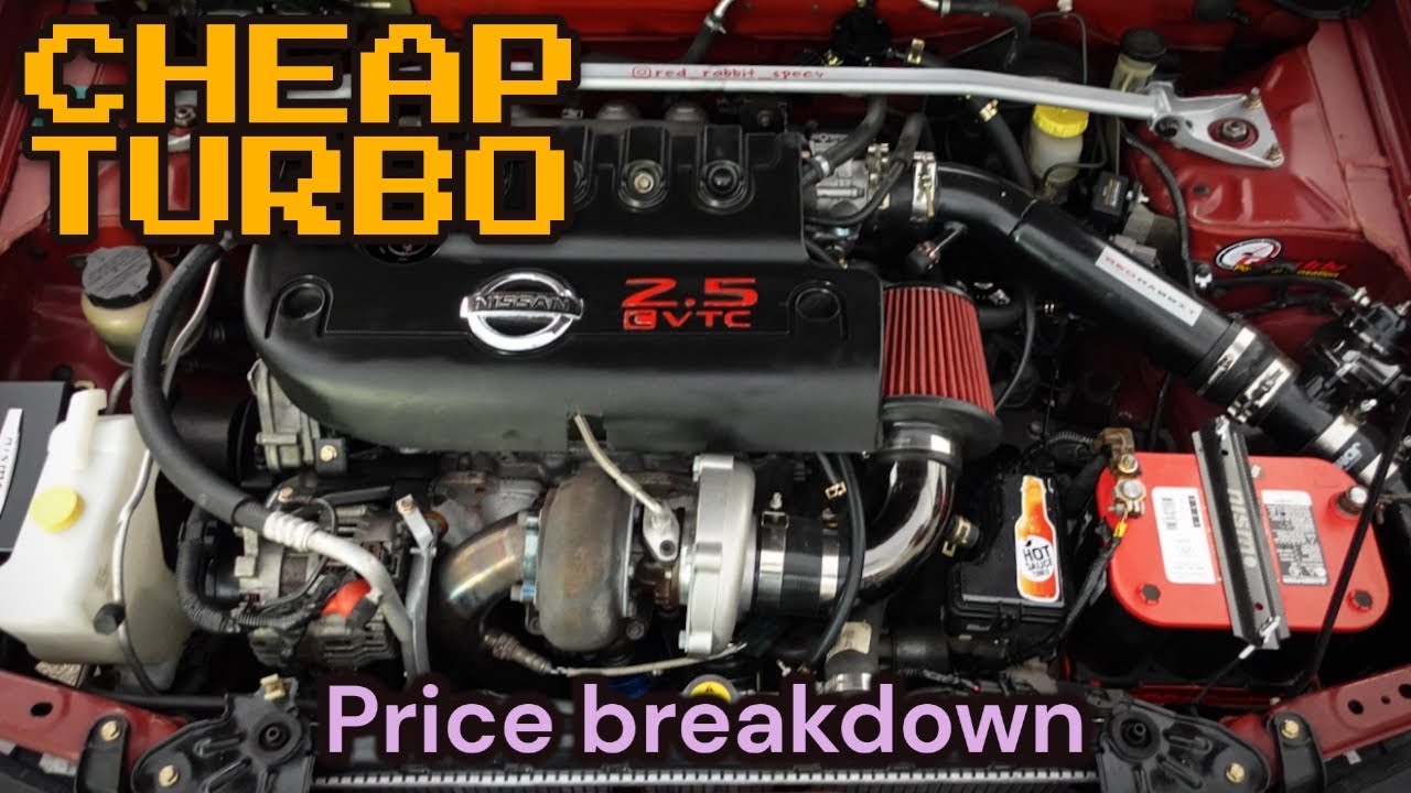 So you want a cheap turbo for QR25 specv or Altima. What you need!