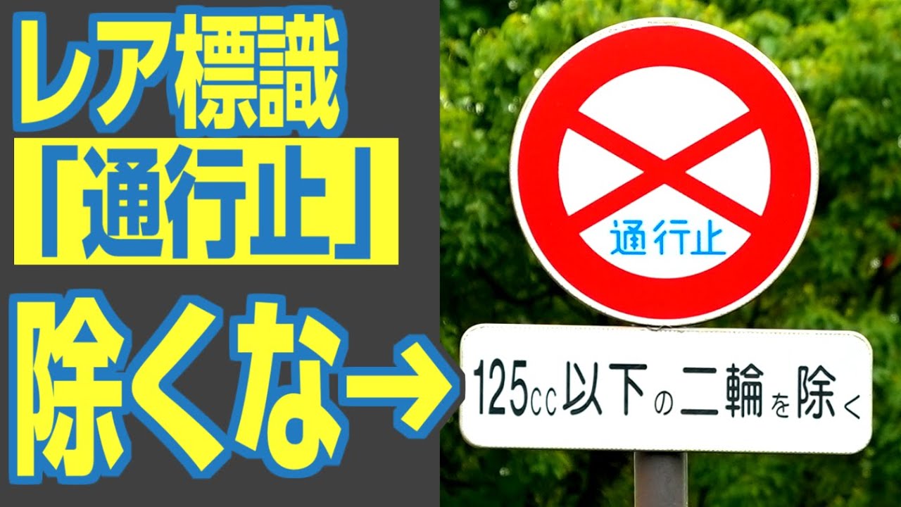 激レア標識の激レアな使い方　「通行止め」標識の変な設置事例を見てみよう