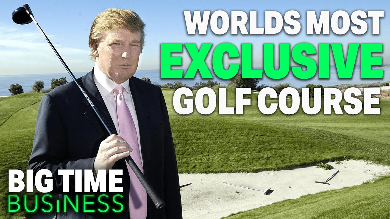 Дональд Трамп создал самое эксклюзивное в мире поле для гольфа | CNBC Titans | Big Time Business