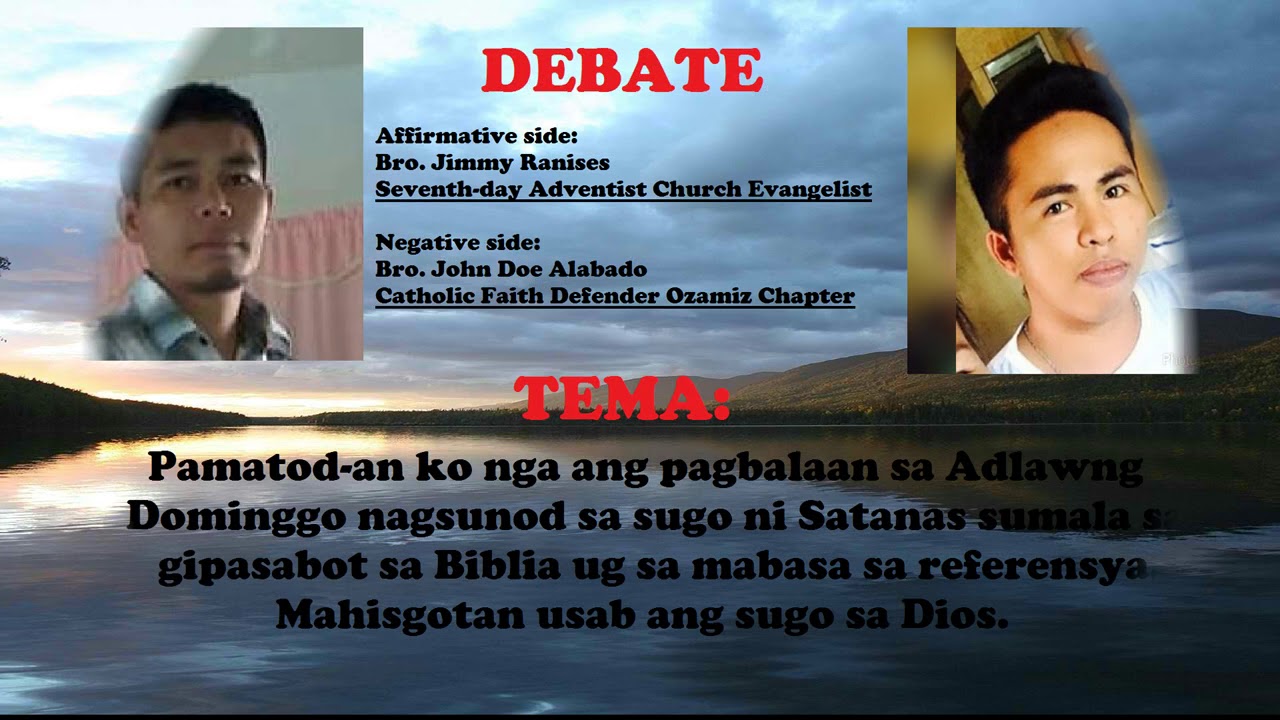 CFD Full Funny Debate: SDA Jimmy Ranises vs CFD John Doe Alabado