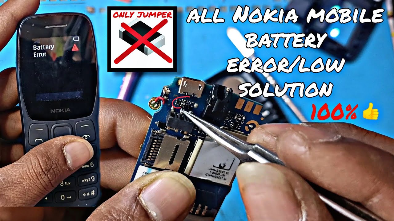 Nokia 105 Plus (TA-1447 SS) Battery Error Problem Solution.|how to fix Nokia 105 (TA-1447) battery.