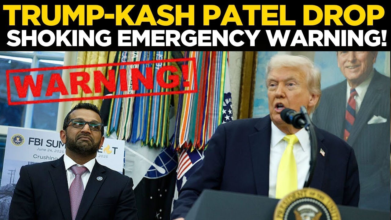 LIVE | Donald Trump And Kash Patel Deliver Shocking EMERGENCY White House Briefing; Americans Fear