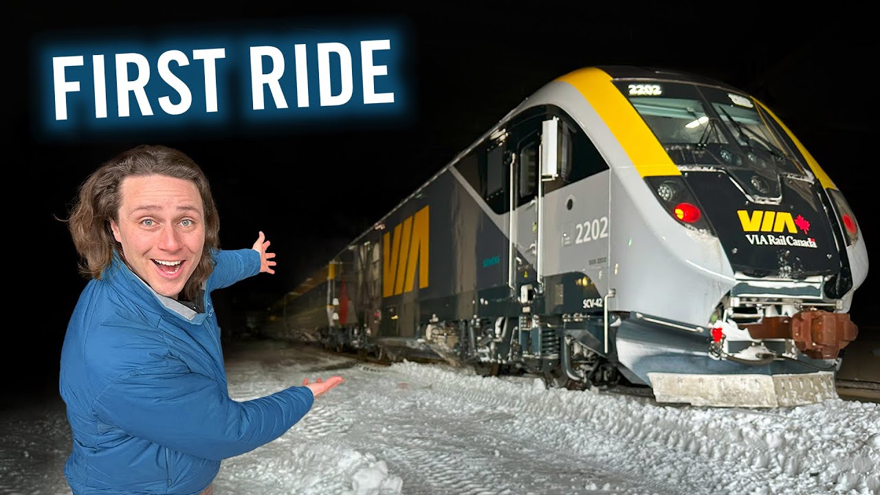 EXCLUSIVE: First Ride on Canada's NEW TRAINS with @VIA Rail Canada