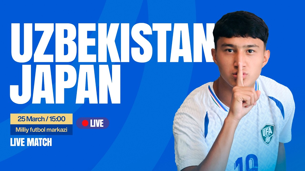 Uzbekistan vs Japan | U-20 | Friendly match
