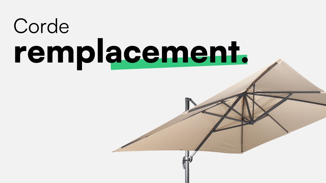 Remplacement - Comment remplacer la corde de votre parasol St Jean de Luz ?