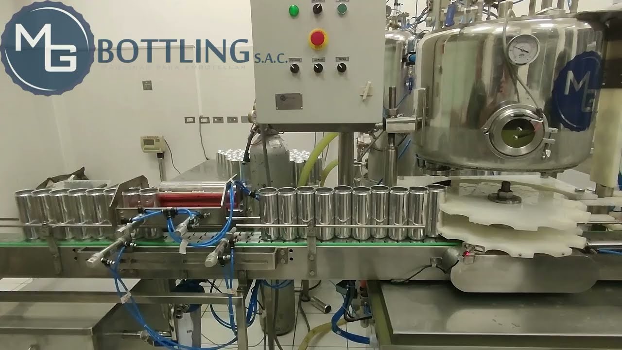 LLENADORA ISOBÁRICA AUTOMÁTICA DE LATAS - AUTOMATIC CANNING SYSTEM