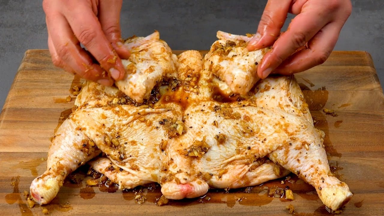 Rubbel das Huhn DAMIT ein und alle denken, sie sind in Thailand