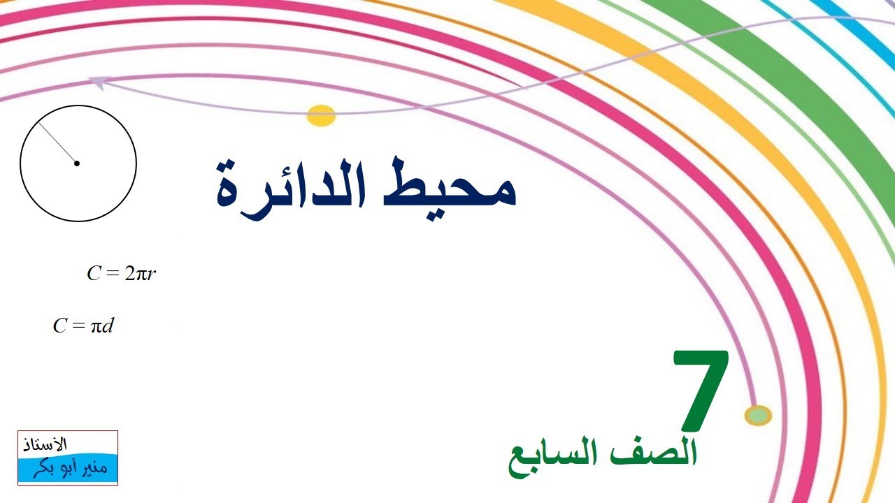 محيط الدائرة - الصف السابع - الفصل الثاني (19)