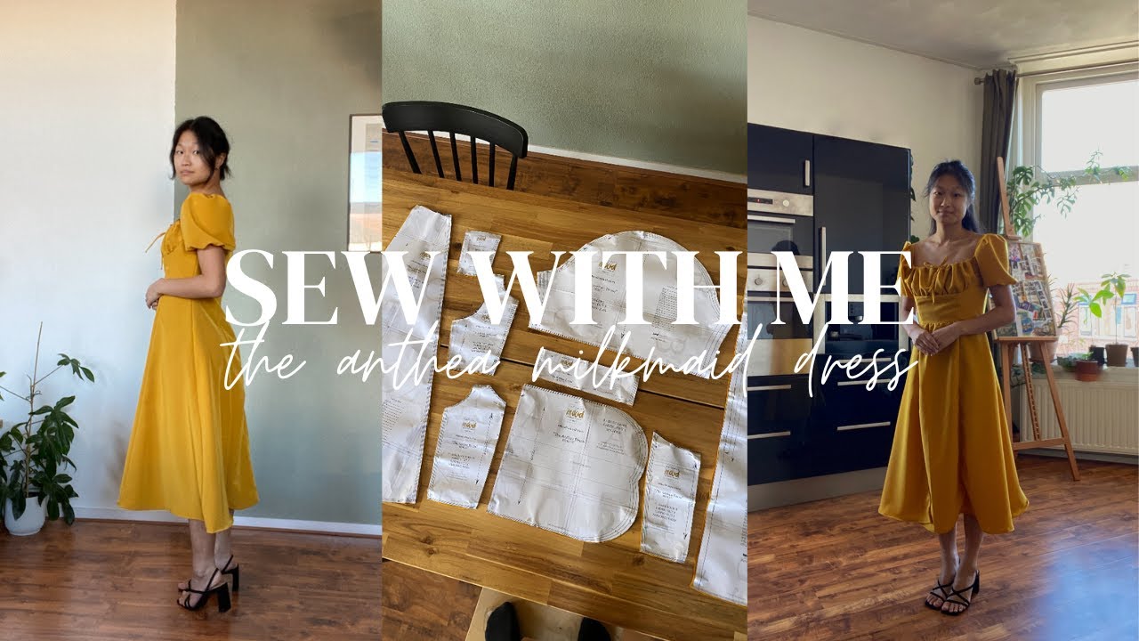 Sew with Me | Mood Fabrics - the Anthea Milkmaid Dress | lo-fi |