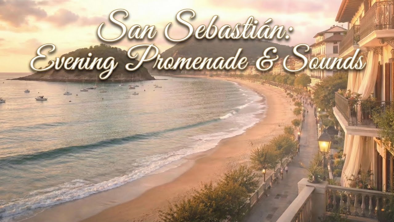 San Sebastián: Evening Promenade & Sounds | Spain Ambience