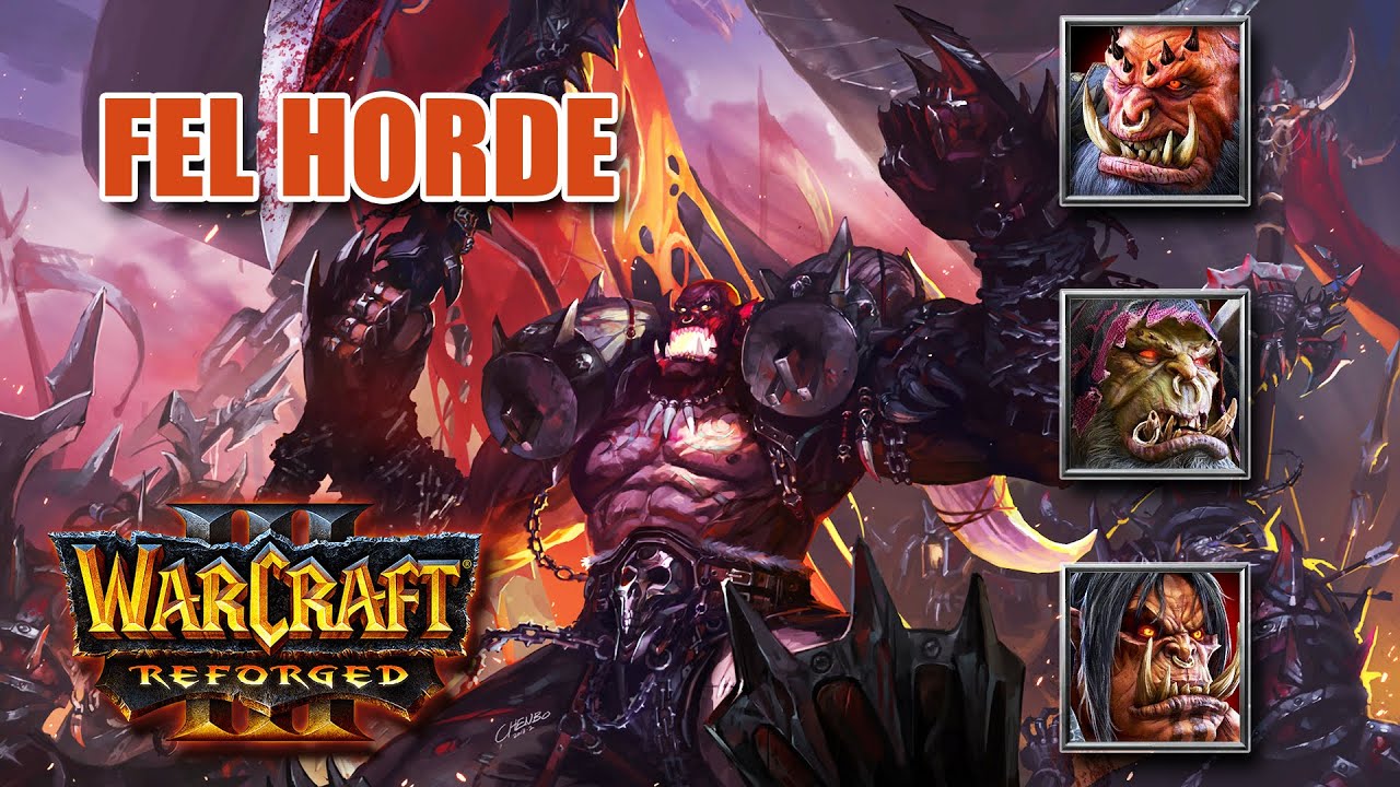 Fel Horde Race Showcase Gameplay - Warcraft 3 Custom Race Review