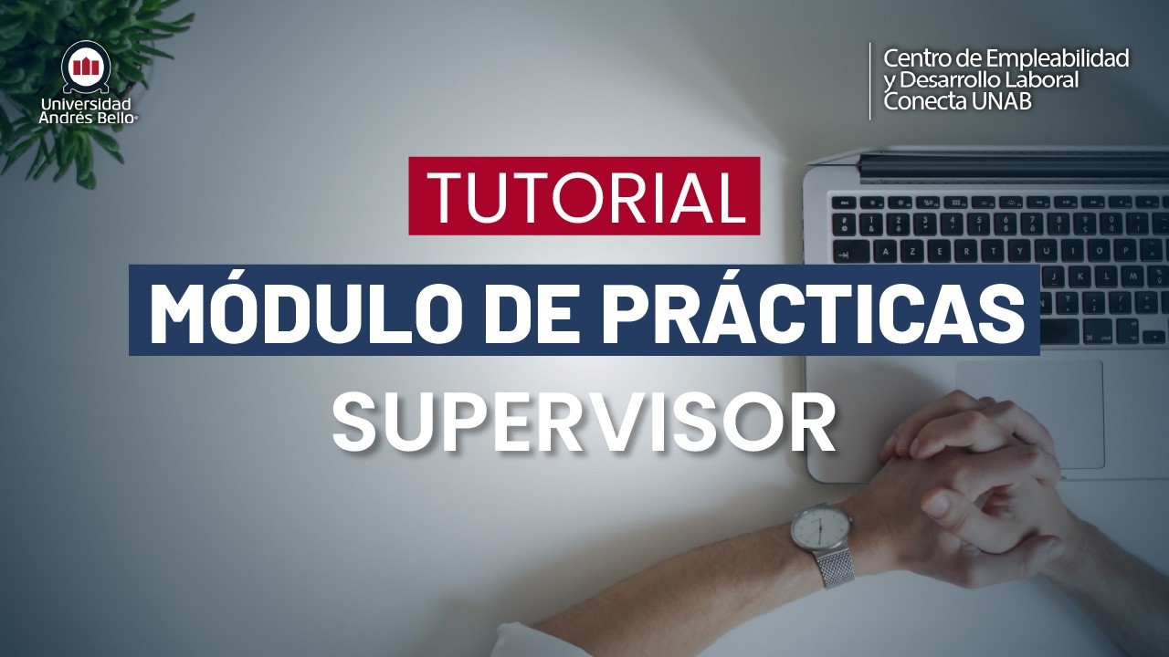 Tutorial M&oacute;dulo de Pr&aacute;cticas Conecta UNAB: Supervisor