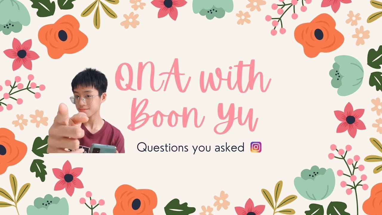 QNA with Boon Yu