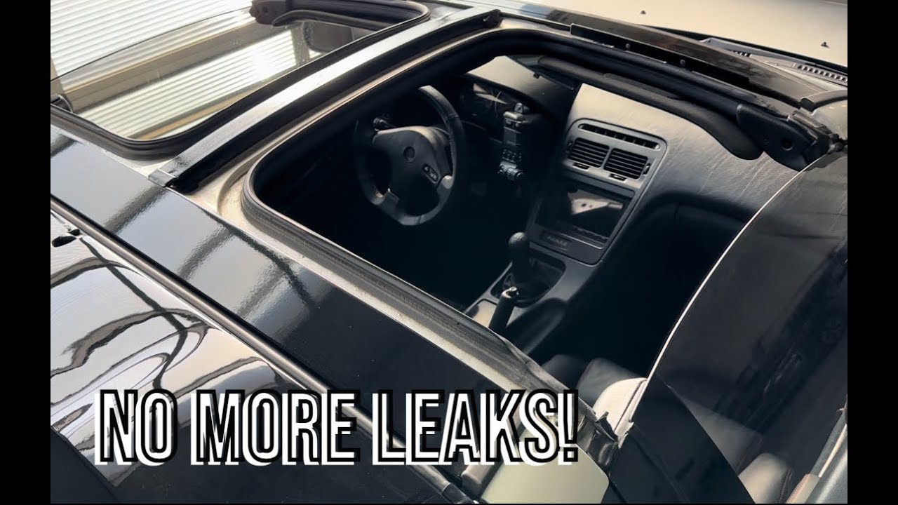 How to FIX and PREVENT your T-Tops from LEAKING - Nissan 300zx