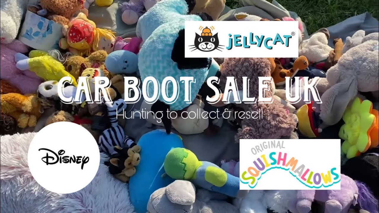 CAR BOOT SALE UK | Disney, Jellycats, Squishmallows and more! | Collecting & Reselling | Episode 3