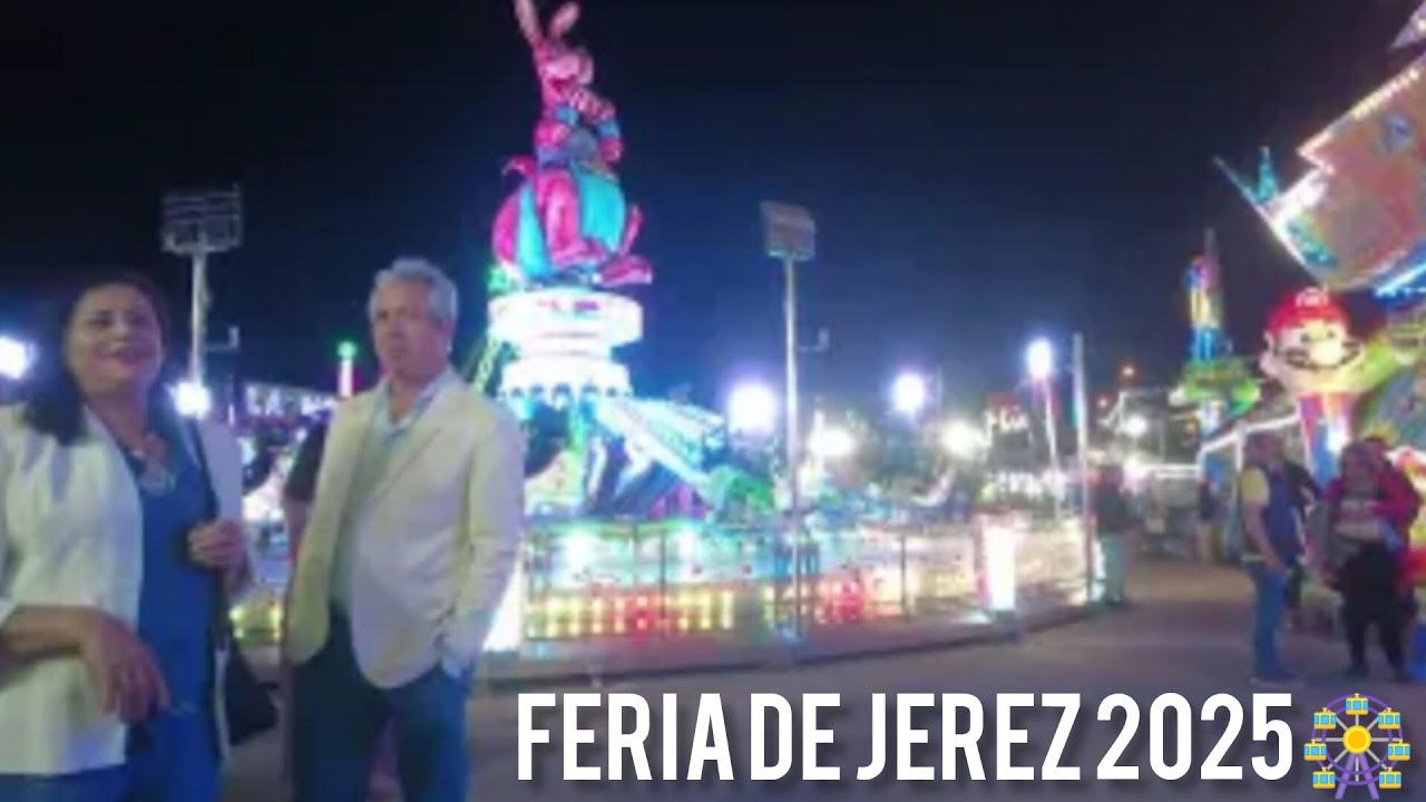 feria de jerez 2025 por la noche (jerez de la frontera) (4k) (17 de mayo de 2025)