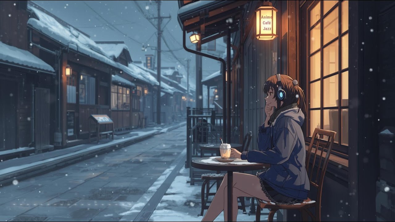 Soft Smooth Jazz ❄️ Winter Coffee Shop Ambience