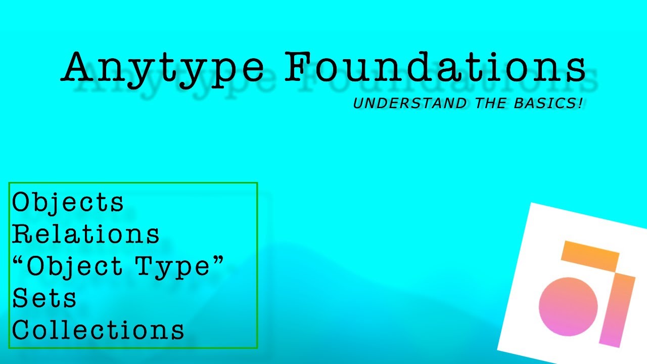 Основы Anytype: понимание основных функций Anytype