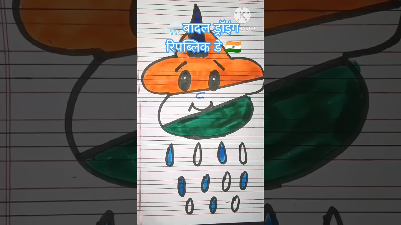 👉🔔👍🇮🇳Republic Day Cloud Drawing 🇮🇳☁️ | 26 January Special Art | 
