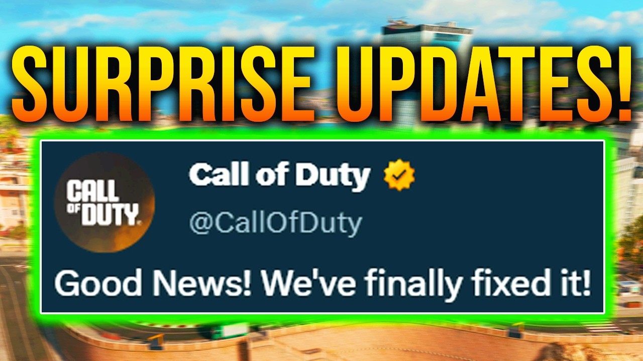 Call Of Duty FINALLY FIXED IT! (Surprise Update)