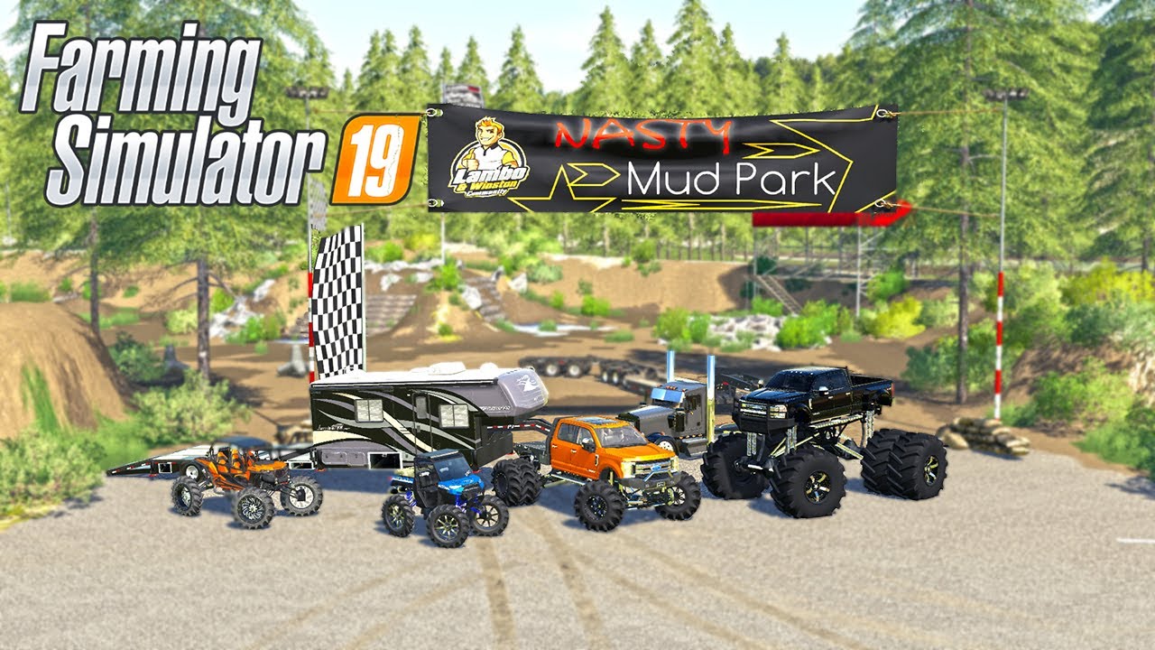 BILLIONAIRE GOES MUDDING WITH THE TRUCK THAT BROKE THE INTERNET | (ROLEPLAY) FARMING SIMULATOR 2019
