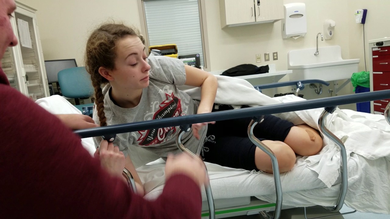 Samantha waking up from anesthesia