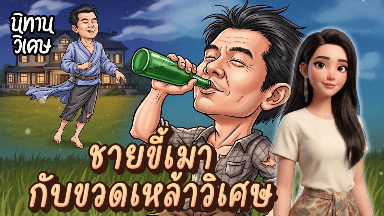 ชายขี้เมากับขวดเหล้าวิเศษ | EP.59 นิทานวิเศษ #นิทานพื้นบ้าน #นิทานก่อนนอน #นิทานสอนใจ