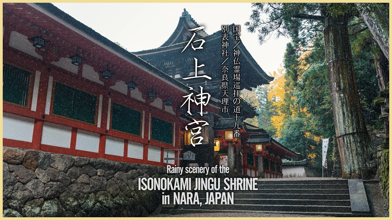 【奈良／国宝】石上神宮 - Rainy scenery of the Isonokami Jingu Shrine in NARA, JAPAN -