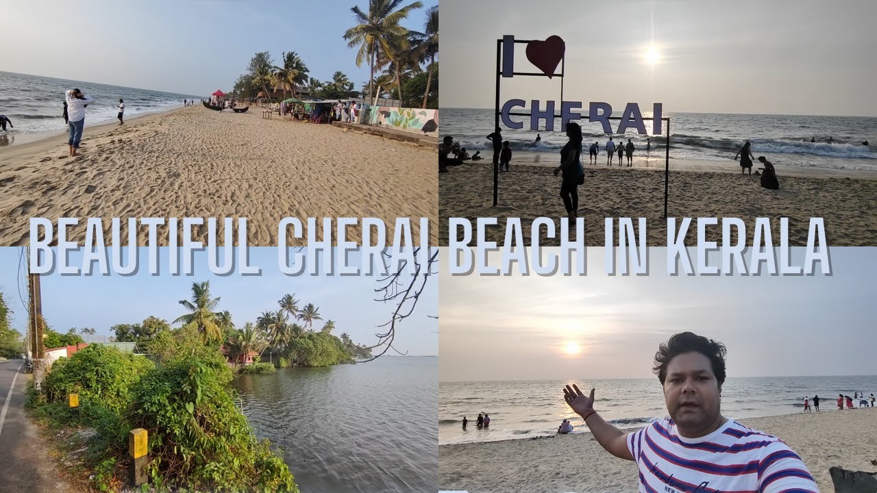 BEAUTIFUL CHERAI BEACH🏖️ IN KERALA🌴