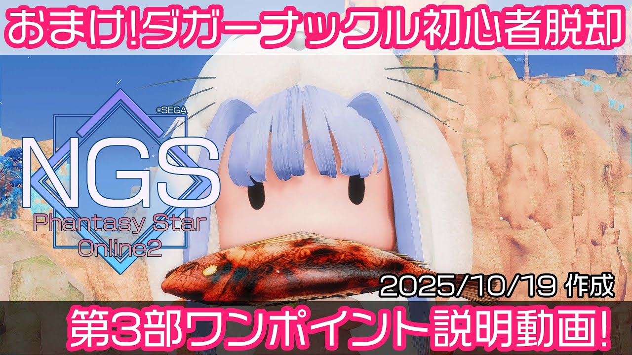 [PSO2:NGS]おまけ！ダガーナックル初心者脱却ワンポイント説明 第３部（Fi：ファイター）