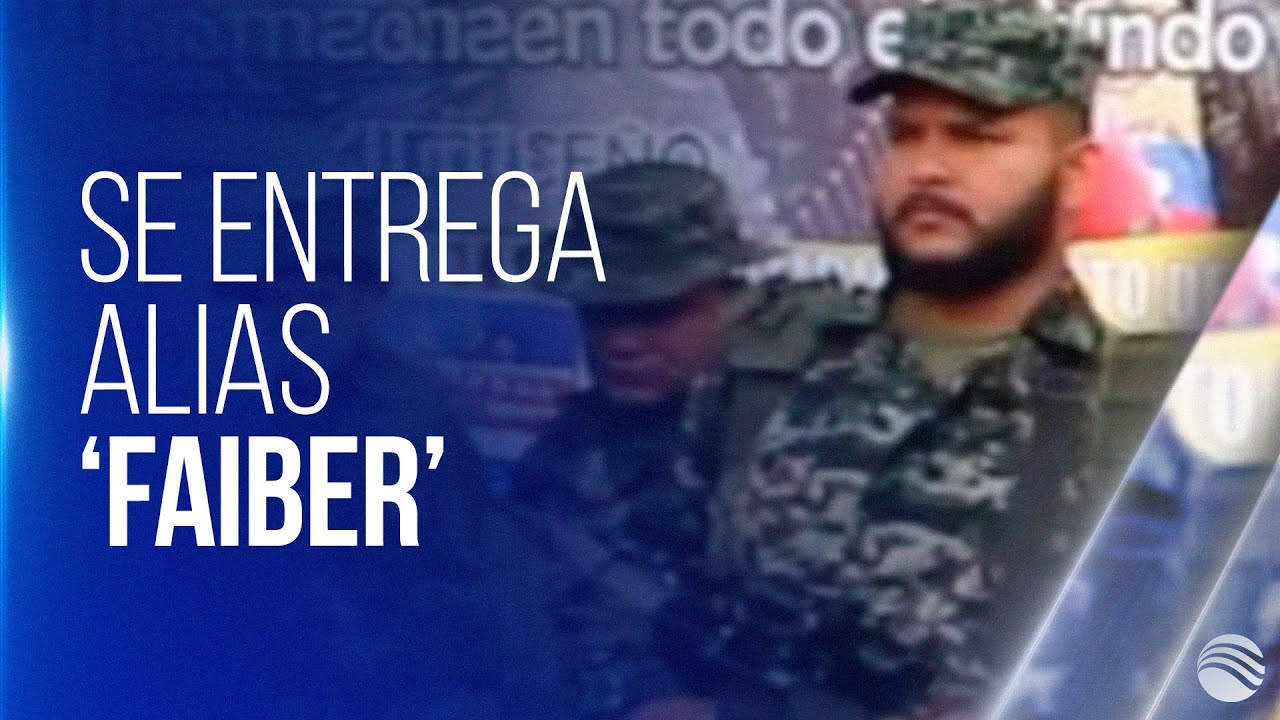 Se entrega cabecilla de las disidencias de 'Iv&aacute;n Mordisco' en el Guaviare
