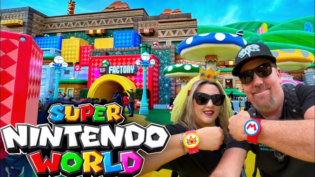 SUPER NINTENDO WORLD -UNIVERSAL STUDIOS HOLLYWOOD! Full Tour, Mario Kart Ride w/ VR, Games + MORE!