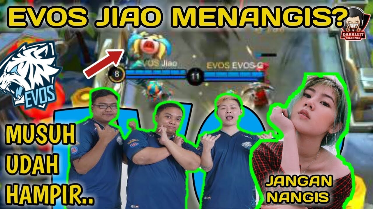 EVOS JIAO MENANGIS? Rekt, G, Listychan, Jiao HERONYA OVER POWER PARAH, TAPI ?