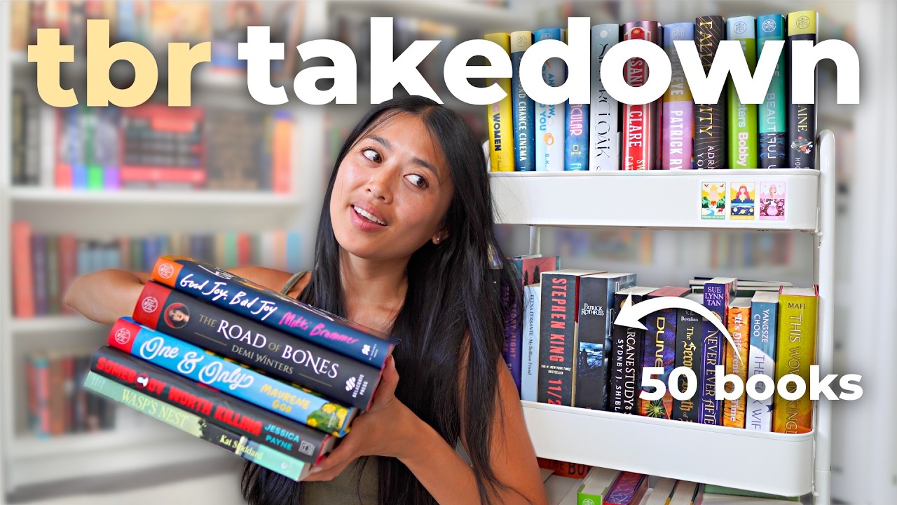 finally getting back to reading my physical TBR... 👀 | TBR TAKEDOWN 📚