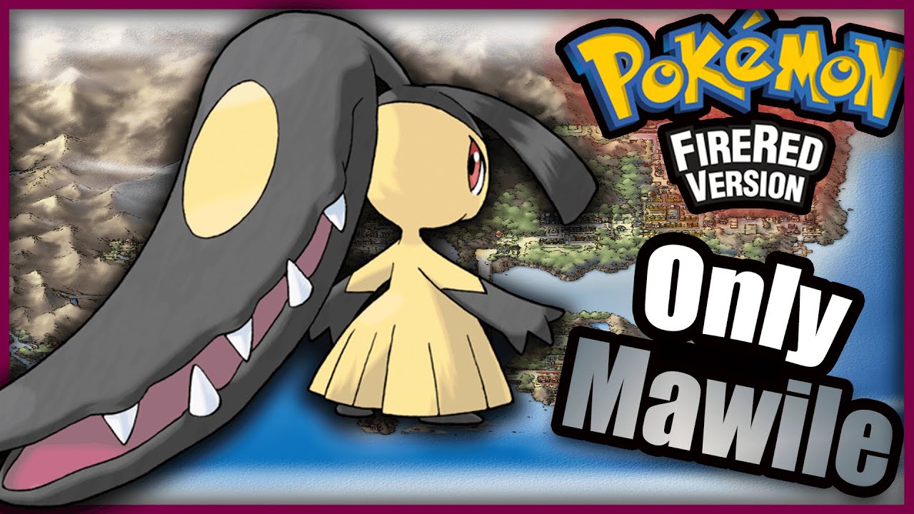 Can You Beat Pokemon Fire Red With ONLY Mawile? Pokemon Challenge: NO Items In Battle
