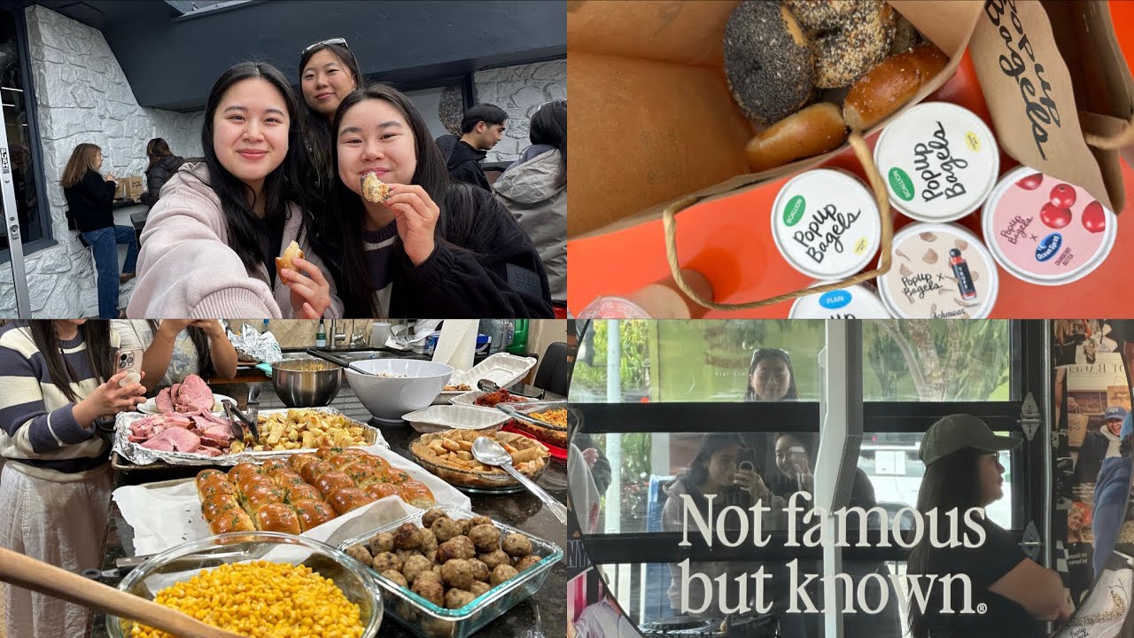 popup bagels in la jolla | friendsgiving