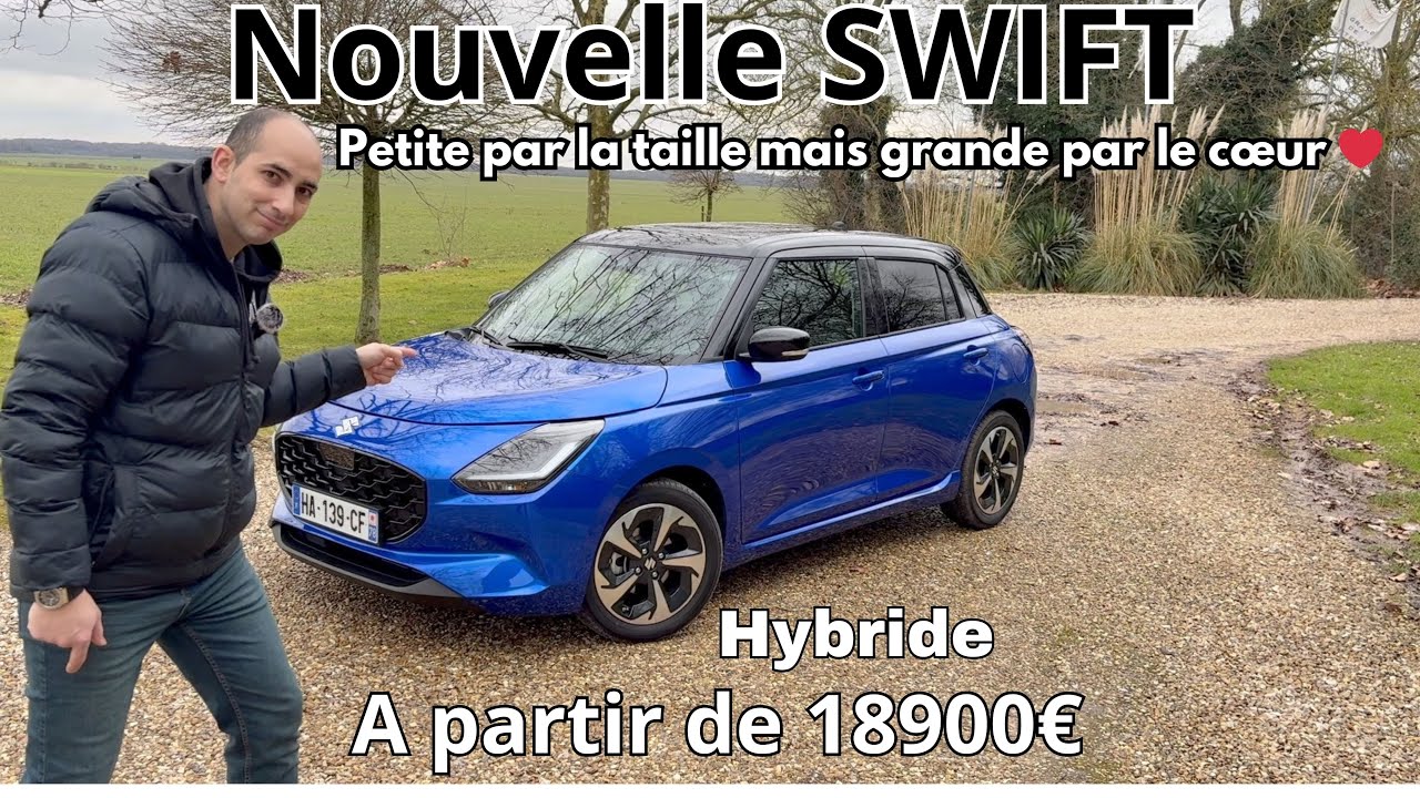 Nouvelle SUZUKI SWIFT HYBRIDE, une CITADINE équipée pour 18990€. Que nous offre t'elle VRAIMENT ?