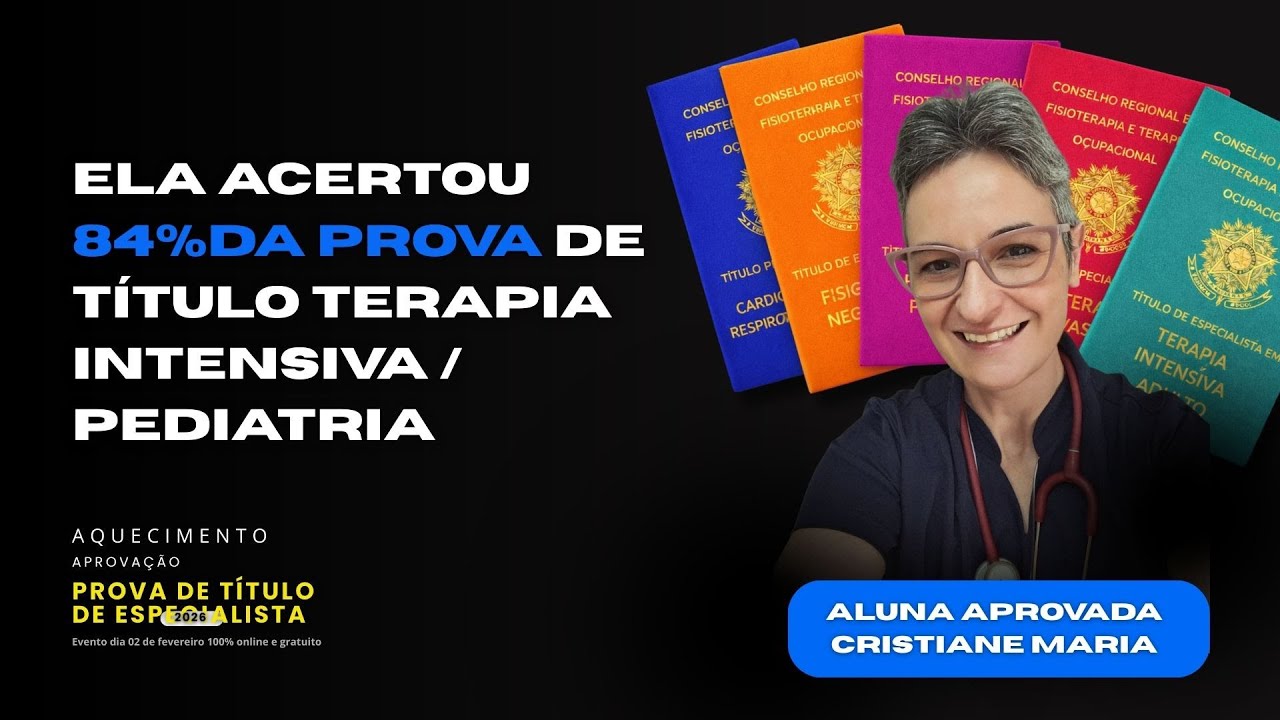 Aquecimento PTE 2026 - Café com Especialista - Terça-feira, 27/01 - Aluna Aprovada: Cristiane