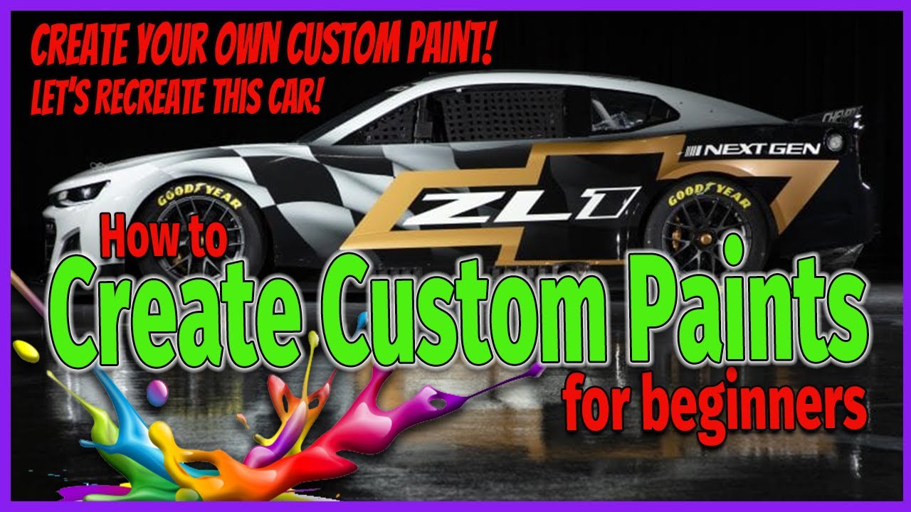 iRacing Custom Paint Tutorial for Beginners