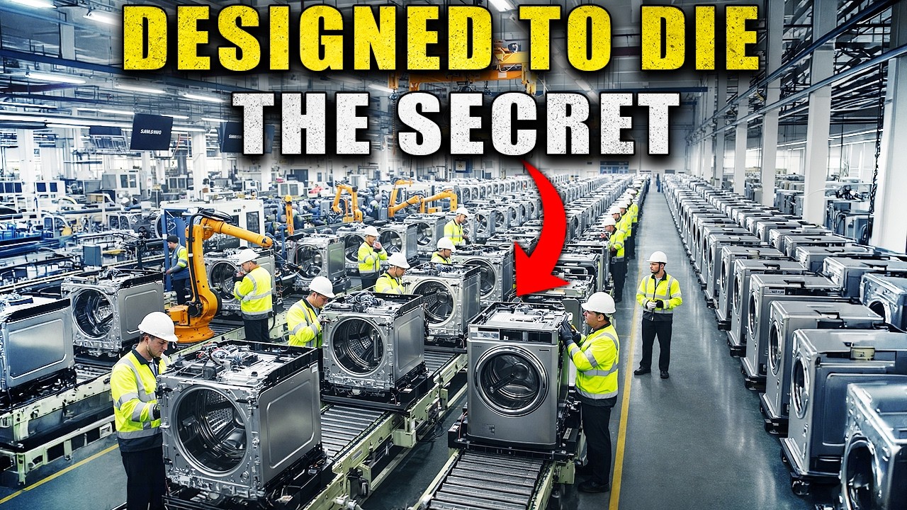 Why New Washing Machines Die in 3 Years — The Hidden Industry Secret