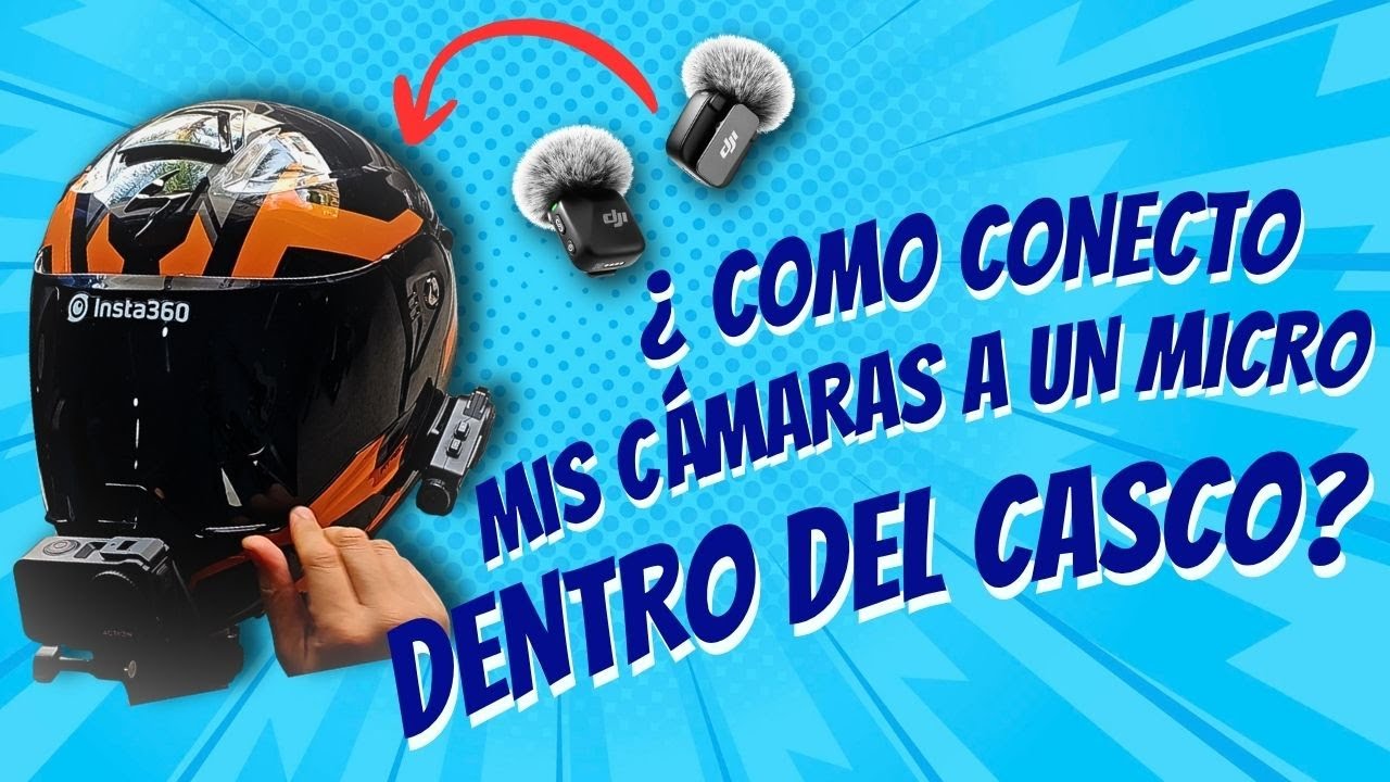 Usa tu micro DENTRO DEL CASCO de tu moto!!