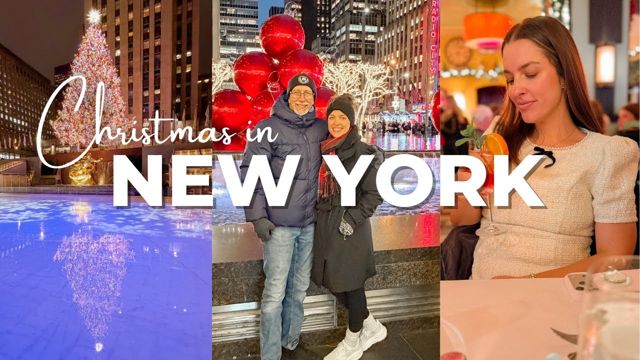 NYC CHRISTMAS MAGIC!! 🎄✨ Rockefeller Skating, Festive Eats & The Cutest Holiday Spots