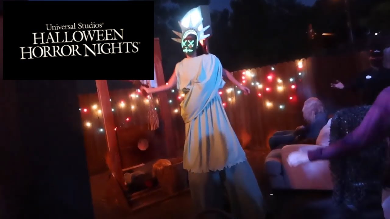 Terror Tram: The Ultimate Purge at Halloween Horror Nights 2021 Universal Studios Hollywood